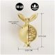 Handmade Golden Pomegranate Design Iron Wall Hook