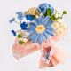Sky Blue Crochet Bouquet With Pastel Blooms