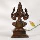 Antique Style Copper Goddess Lakshmi Statue for Altars
