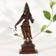 Traditional Copper Goddess Devi Uma (Goddess Parvati) Statue for Worship