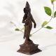 Traditional Copper Goddess Devi Uma (Goddess Parvati) Statue for Worship