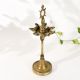 Vintage Brass South Indian Ritual Lamp Stand for Decor