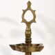 Handcrafted South Indian Vintage Brass Lamp Stand for Rituals