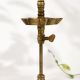 Handcrafted South Indian Adjustable Vintage Brass Lamp
