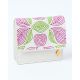 Playful Pink Green Swirl Vegan Leather Cardholder