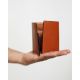 Leather Vegan Wallet Boasting Sleek Artisanal Design