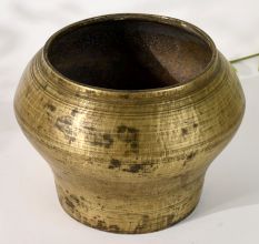 Vintage Handmade Brass Pot for Flower Decor and Home Styling