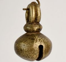 Northern India Bell Metal Cow Bell Handmade Rustic for Home Decor