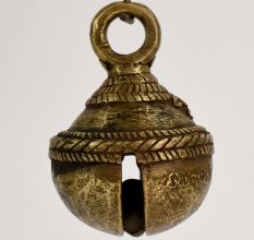 Traditional Northern India Vintage Cow Bell Made of Bell Metal