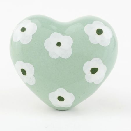 Tiny Flower Heart Knob