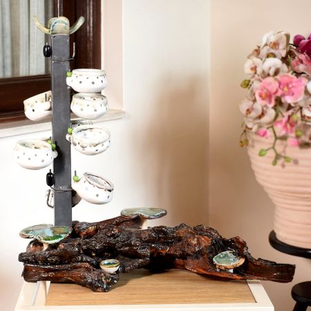 Handcrafted Ceramic Hanging Pots by Artist Meena Vohra