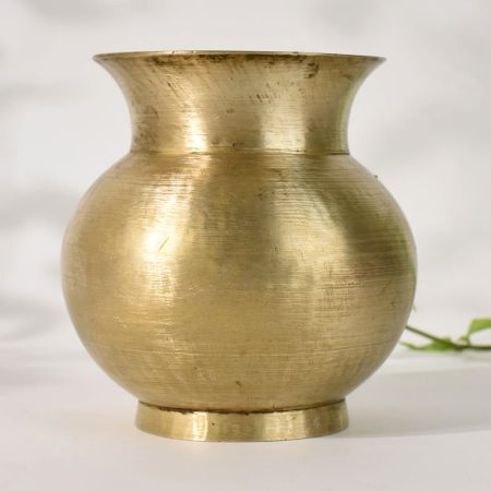 Premium Brass Holy Water Pot Handmade in South India