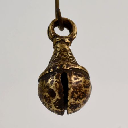 Vintage Bell Metal Cow Bell from Northern India in Set of 3