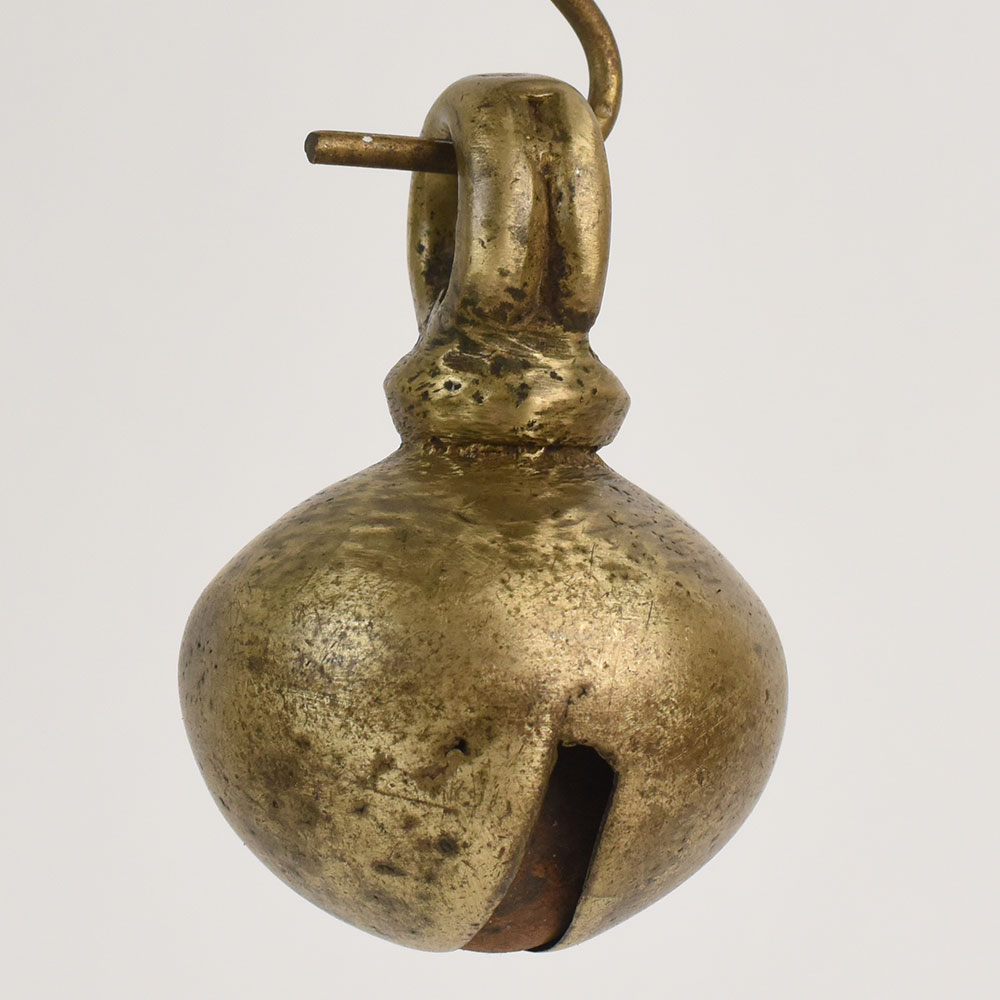 Northern India Vintage Bell Metal Cow Bell for Decor