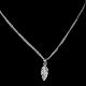 Feather Fashion 92.5 Sterling Silver Pendant Necklace