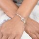 Knot Rope Bangle  92.5 Sterling Silver Bracelet