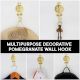 Golden Handmade Pomegranate Design Iron Wall Hook