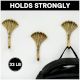 Handcrafted Brass Sheshnag Decorative Wall Hooks-3 Pieces