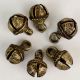 Handcrafted Vintage Indian Bell Metal Cow Bells in Set of 6