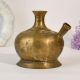 Vintage Brass Hookah Base Decorative Vase for Home Styling