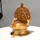 Vintage Brass Gajalakshmi Oil Lamp for Divine Home Decor
