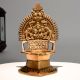 Handmade Brass Gaja Laxmi Deepam for Puja and Meditation