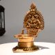 Handmade Brass Gaja Laxmi Deepam for Puja and Meditation