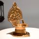 Handmade Brass Gaja Laxmi Deepam for Puja and Meditation