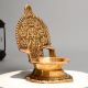 Vintage Brass Ashtalakshmi Diya Oil Lamp for Home Temple
