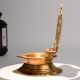 Traditional Brass Ashtalakshmi Diya Home Temple Oil Lamp