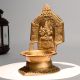 Handcrafted Brass Kamakshi Amman Vilakku Puja Oil Lamp