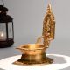 Handcrafted Brass Kamakshi Amman Vilakku Puja Oil Lamp