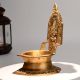 Handcrafted Brass Kamakshi Amman Vilakku Puja Oil Lamp
