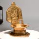 Handcrafted Brass Kamakshi Amman Vilakku Puja Oil Lamp