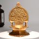 Vintage Brass Ashtalakshmi Diya Oil Lamp Traditional Puja Decor