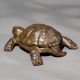 Antique Finish Brass Turtle Box in English Art