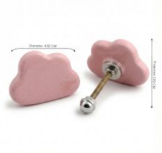 Pink Cloud Ceramic Cabinet Knob Online