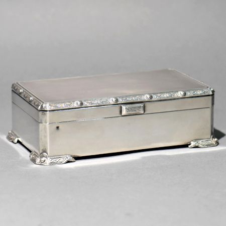 Vintage Garrard & Co. Ltd. Sterling Silver Box Birmingham Hallmarked