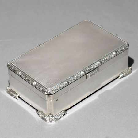Vintage Garrard & Co. Ltd. Sterling Silver Box Birmingham Hallmarked