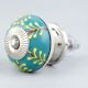 Yellow Leaf Ceramic Cabinet Knob