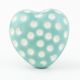 Sage Green Etched Heart Knob