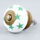 Sea Green Star Drawer Knob