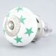 Sea Green Star Drawer Knob