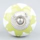 Lime Heart Ceramic Drawer Knob