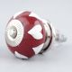 Cherry Floral Ceramic Knob