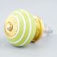 Lime Green White Knob