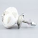 White Etched Ceramic Knob-30