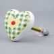 Leaf Heart Ceramic Knob