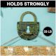 Bronze Decor Hooks Padlock Key Hooks with Patina