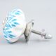 Turquoise Leaf Medium Knob